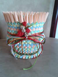Basket without anse, face view