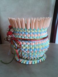 Basket without anse, side view